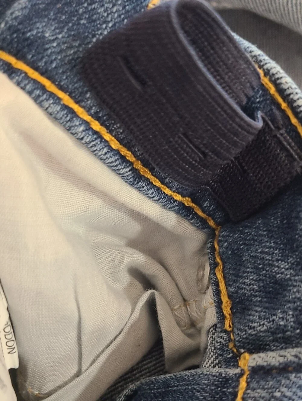 Place Medium Blue Skinny-Leg Kids Adjustable Jeans Size 6